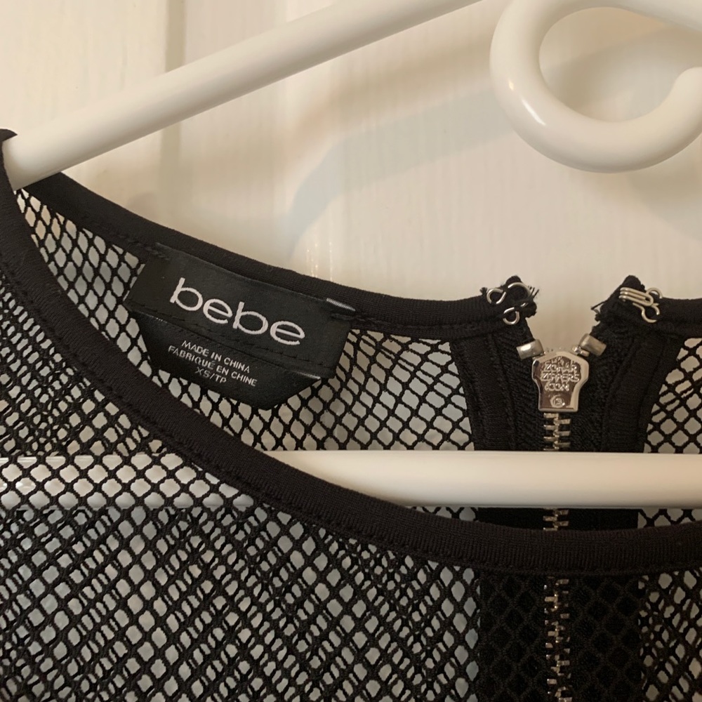 Bebe Fishnet Dress - Picture 4 of 8